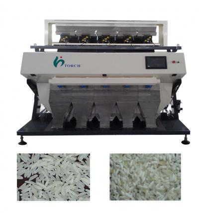 High-End 2048 Pixel LED CCD Rice Color Sorter ()